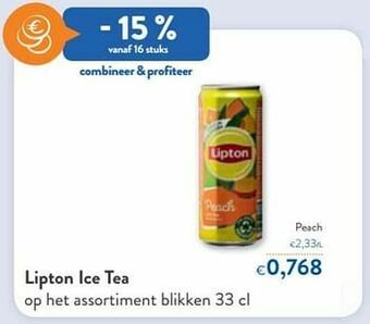 OKay Lipton ice tea peach aanbieding