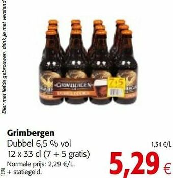Colruyt Grimbergen dubbel aanbieding