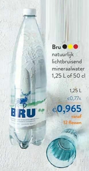 OKay Bru natuurlijk lichtbruisend mineraalwater aanbieding