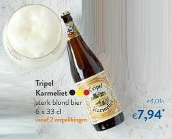 OKay Tripel karmeliet sterk blond bier aanbieding