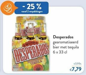 OKay Desperados gearomatiseerd bier met tequila aanbieding