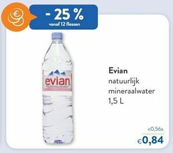 OKay Evian natuurlijk mineraalwater aanbieding