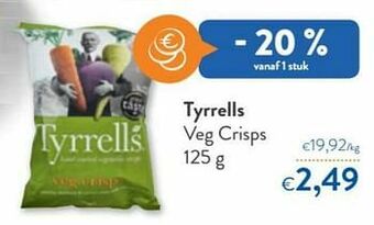 Tyrrells veg crisps