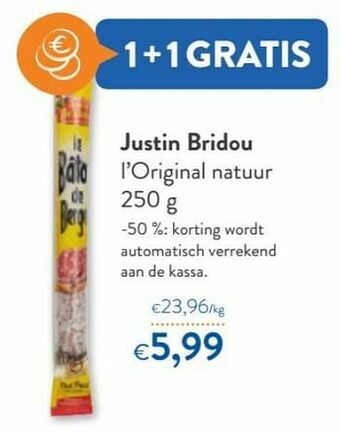 Justin bridou l`original natuur