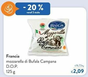 OKay Francia mozzarella di bufala campana d.o.p. aanbieding