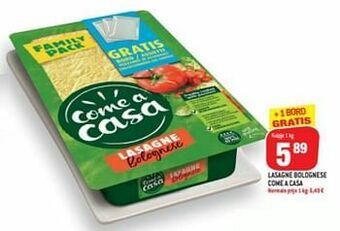 Lasagne bolognese come a casa