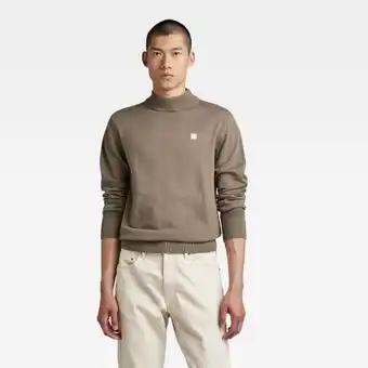 G-star raw gebreide trui premium core mock