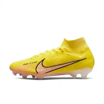 Nike zoom mercurial superfly 9 elite fg voetbalschoenen (stevige ondergrond) - geel