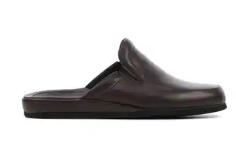 Van den Assem Rohde heren leren pantoffels aanbieding