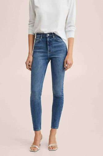 Mango skinny jeans - mid blue denim