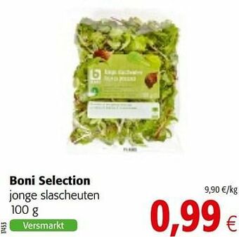 Colruyt Boni selection jonge slascheuten aanbieding