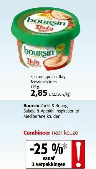 Boursin inspiration italy tomaat-basilicum