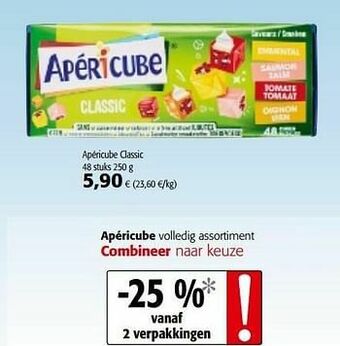 Colruyt Apéricube classic aanbieding