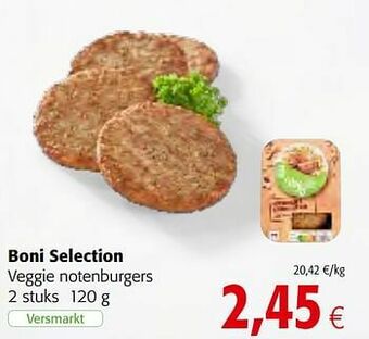 Colruyt Boni selection veggie notenburgers aanbieding