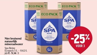 Delhaize Niet bruisend natuurlijk mineraalwater aanbieding