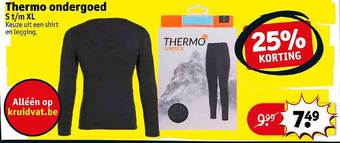 Kruidvat Thermo ondergoed aanbieding
