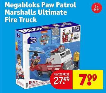 Megabloks paw patrol marshalls ultimate fire truck