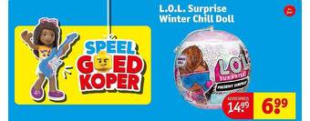 Kruidvat L.o.l. surprise winter chill doll aanbieding
