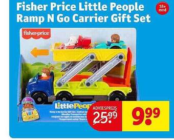 Fisher price little people ramp n go carrier gift set