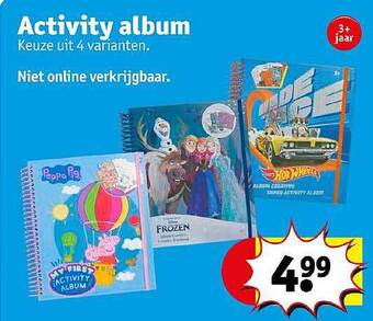Kruidvat Activity album aanbieding