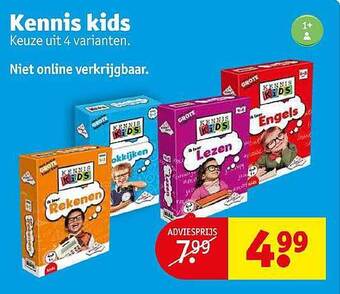 Kruidvat Kennis kids aanbieding
