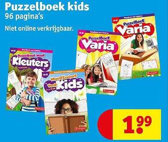 Kruidvat Puzzelboek kids aanbieding