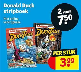 Kruidvat Donald duck stripboek aanbieding