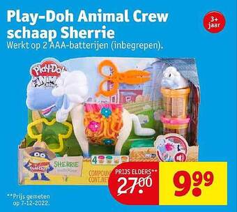 Kruidvat Play-doh animal crew schaap sherrie aanbieding