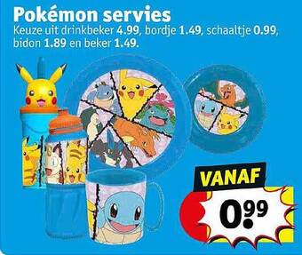 Pokémon servies