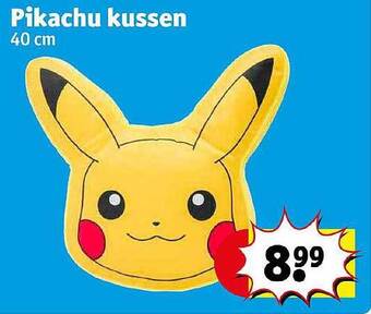 Kruidvat Pikachu kussen aanbieding
