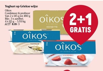 Delhaize Yoghurt op griekse wijze oîkos aanbieding