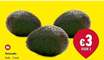 Delhaize Avocado aanbieding