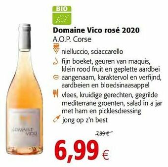 Colruyt Domaine vico rosé 2020 a.o.p. corse aanbieding