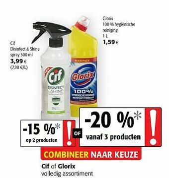 Cif disinfect + shine spray