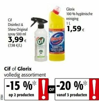Cif disinfect + shine original spray