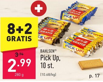 ALDI Bahlsen Pick Up, 10st 280g aanbieding