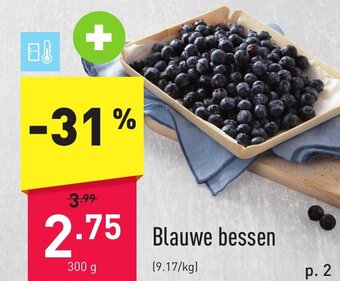 ALDI Blauwe Bessen 300g aanbieding