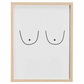 Kwantum Wanddecoratie Boobs Wit aanbieding