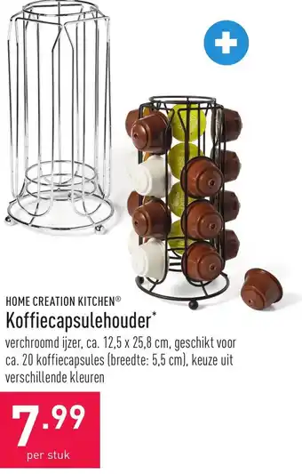 ALDI Home Creation Kitchen Koffiecapsulehouder aanbieding