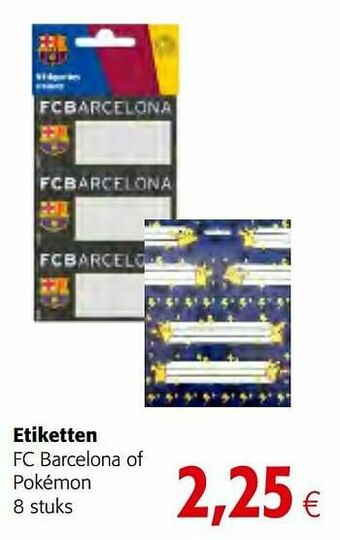 Etiketten fc barcelona of pokémon
