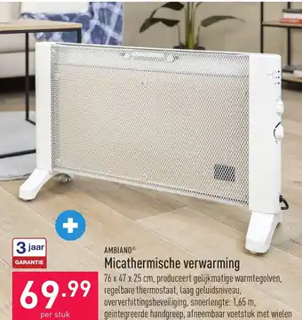 ALDI Ambiano Micathermische Verwarming aanbieding