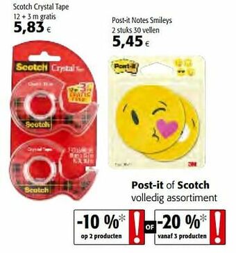 Colruyt Scotch crystal tape aanbieding