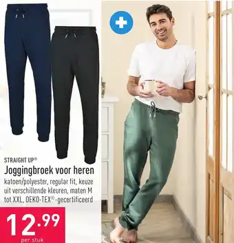 ALDI Straight Up Joggingbroek voor Heren aanbieding