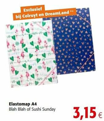 Elastomap a4 blah blah of sushi sunday