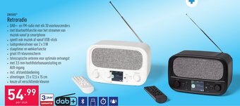 ALDI Envivo Retroradio aanbieding