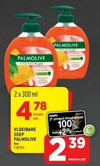 Vloeibare zeep palmolive