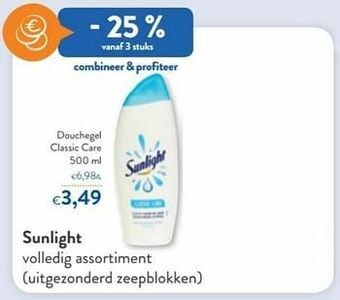 OKay Sunlight douchegel classic care aanbieding