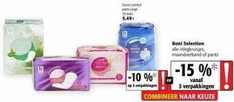 Colruyt Boni selection secret comfort pants large aanbieding