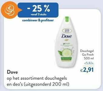 Dove douchegel go fresh
