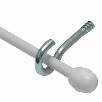 Spiraal/knop/haak Wit